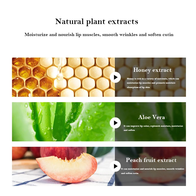 5/10 قطعة/الوحدة الكولاجين المغذي قناع الشفاه ترطيب الفواكه جوهر ثبات المضادة للتجاعيد الشفاه الرعاية