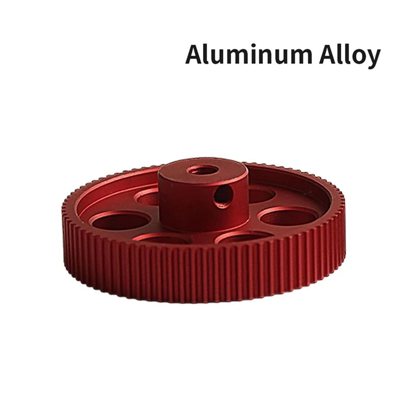 A14F-2Pcs 80Teeth 2GT C Kit 2GT Timing Pulley Bore 5Mm 2MGT Synchronous Belt Width 9/10Mm 80T For Voron 2.4