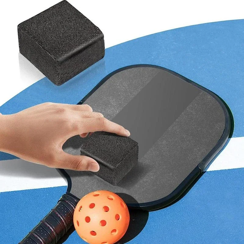 

Pick Ball Eraser, Rubber Eraser, Stain Remover,Tennis Racket Cleaner, Safety Paddle Dust Collector Tool, Scratch Cleaner, Eraser