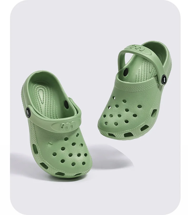 2026 Kinder Mädchen Jungen Lochschuhe Sommer Rutschfeste Outdoor-Sandalen Geschlossene Zehenpartie Weiches Gefühl Strandpantoffeln Dicker Boden Weicher Boden – Detail 17