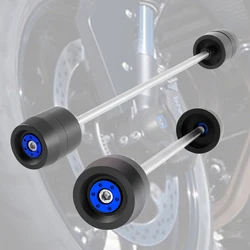 For Suzuki GSX-R600 GSX-R750 GSX-R1000 GSXR 600 750 1000 Motorcycle Front & Rear Wheel Fork Axle Sliders Cap Crash Protector