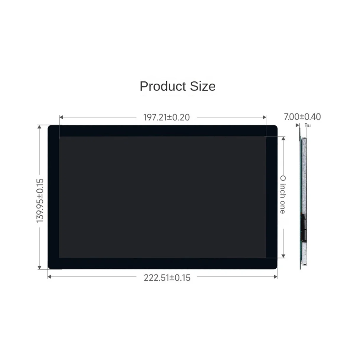 Imagem -05 - Waveshare-qled Tela Sensível ao Toque Capacitiva Quantum Dot Display Alta Resolução 1280x720