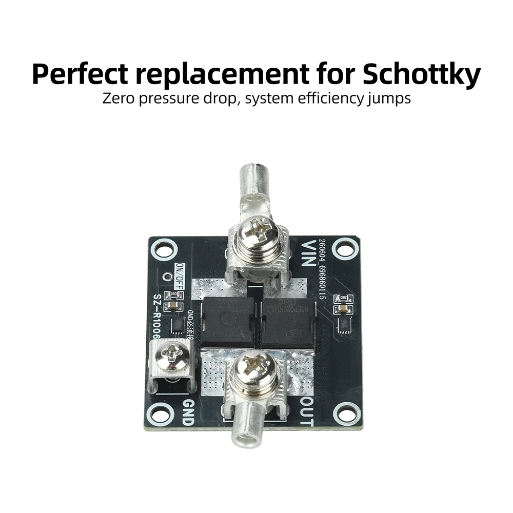 DC 5–100 V 100 A Hochstrom-ideal-Diodenmodul mit Dual-Chip-Steuerung, Solar-Rücklaufbatterie, Schutz vor umgekehrter Verbindung – Detail 11