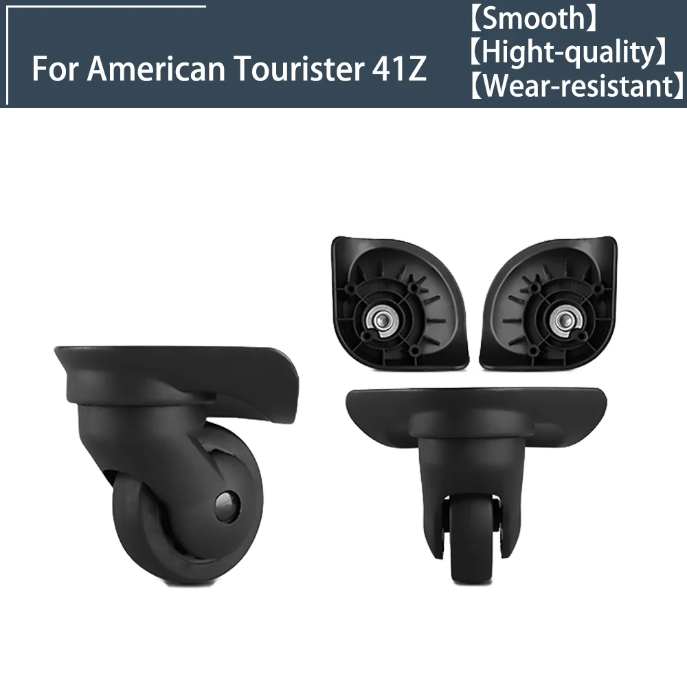 Universal Silent Luggage Wheel For American Tourister 41Z Suitcase Trolley Replacement Rubber Protector Silent Suitcase Wheels
