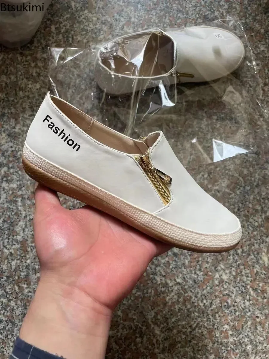 New 2025 Women's Casual Flats Sports Shoes Light Weight Classic Walking Sneakers Female Fashion Running Shoes Zapatos De Mujer