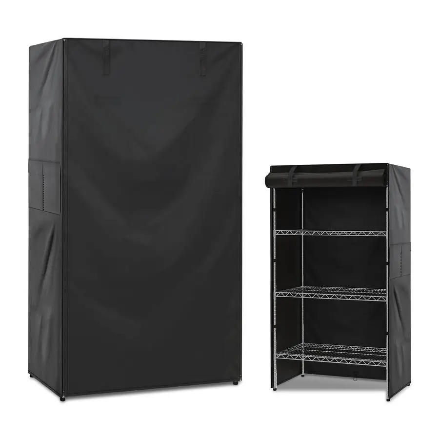 

Чехол для стеллажей, сверхпрочный водонепроницаемый пылезащитный чехол на молнии для напольных стеллажей, для использования на улице и в помещении, 36x14x7 футов