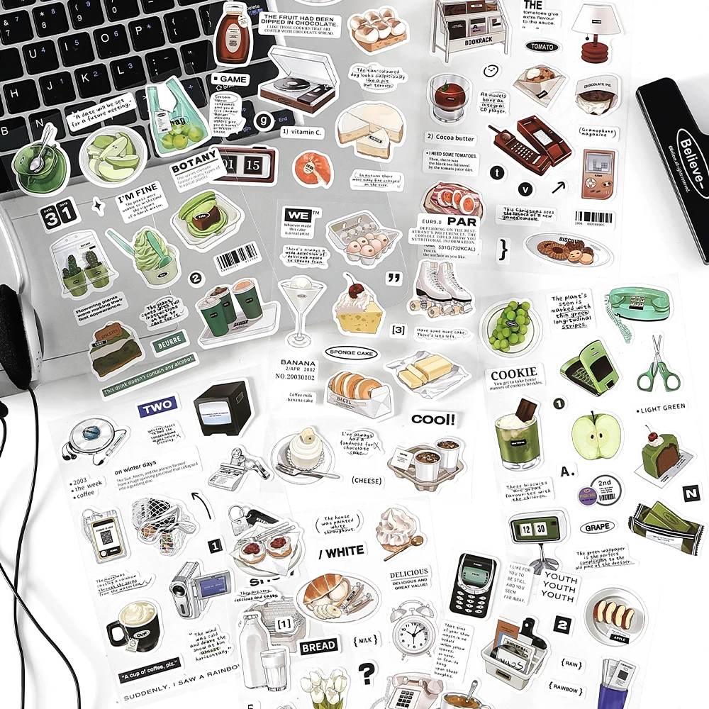 

Декоративные наклейки с мультяшными персонажами, штампы, материалы для оформления дневников, планировщиков, скрапбуков, школьные принадлежности.