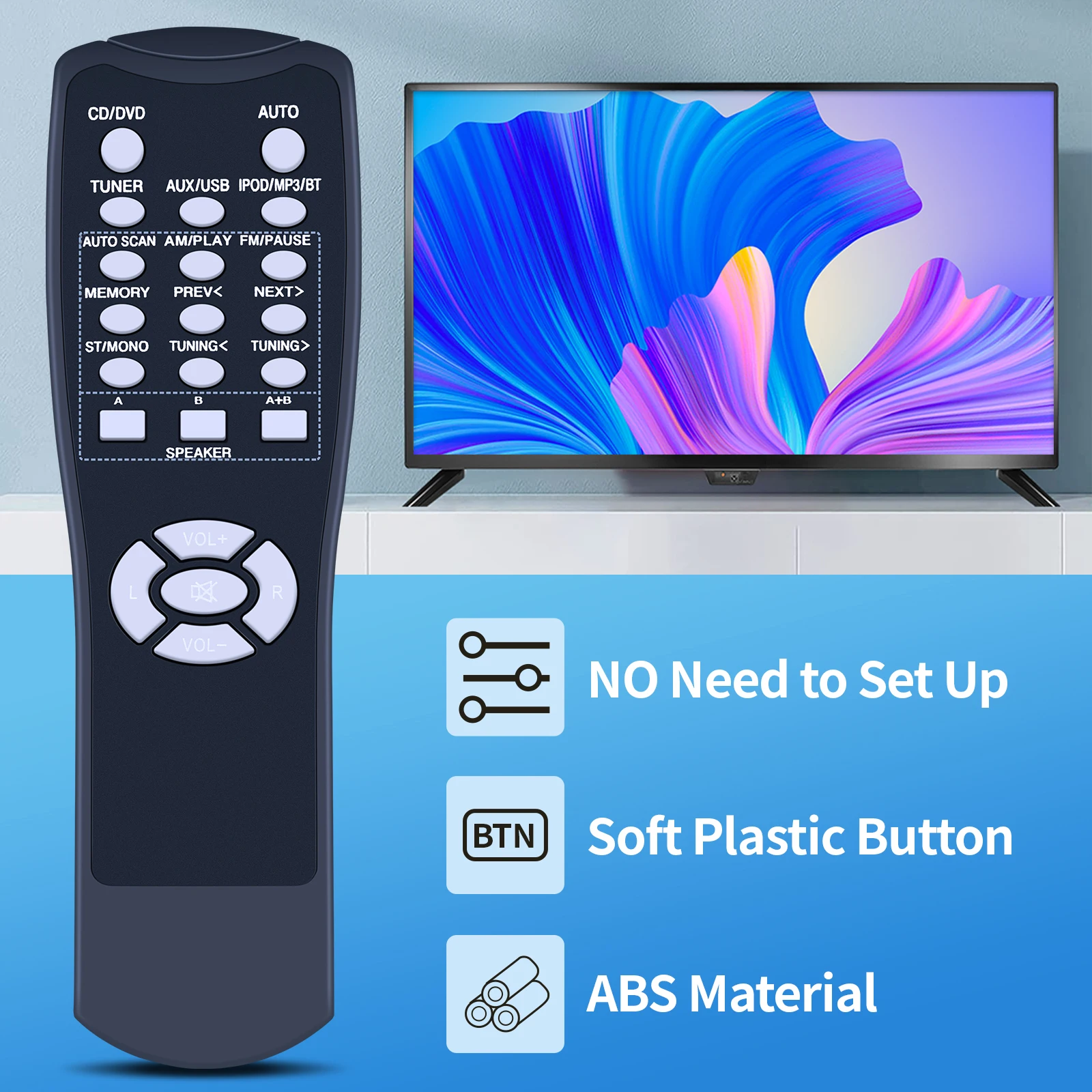 新しいリモコン Pyle PT272AUBT PT270AIU ホームシアターステレオ受信機