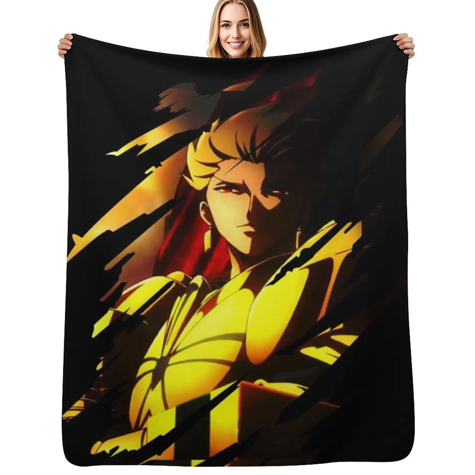 

Gilgamesh Fate Throw Blanket All Season Soft Lightweight Blanket for Home