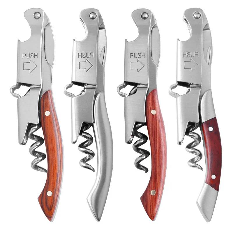 Wine Opener Professional Wine Bottle Opener with Foil Cutter for Bartender Waiter Corkscrew Wine Key for Server Household Use