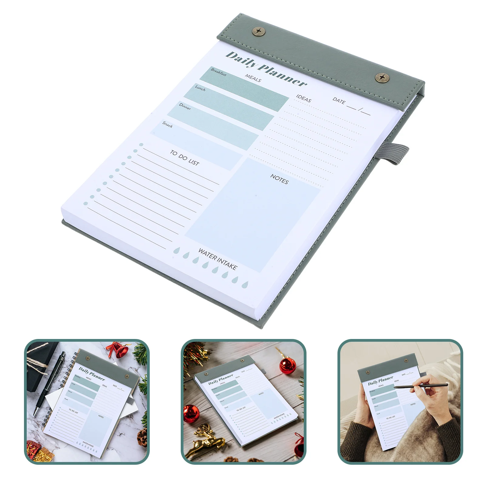 

A5 Daily Planner Notebook Multifunctional Portable Work Meeting Schedule Organizer Smooth Writing Tearable Notepad for Efficient