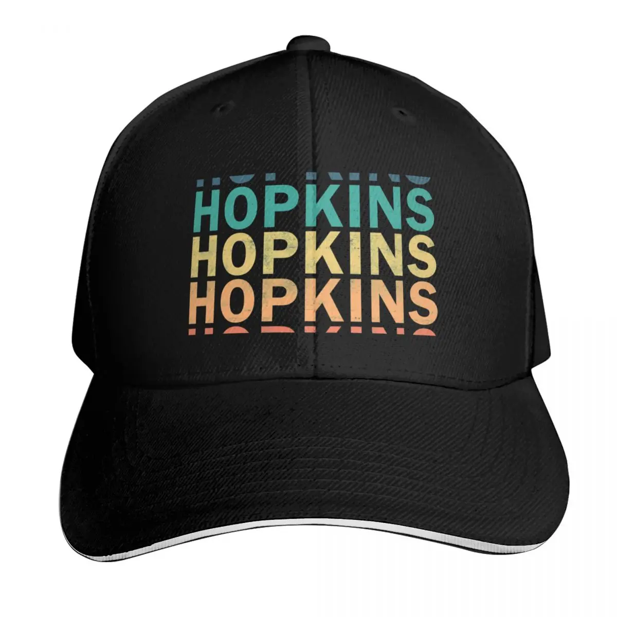 Hopkins Name T Shirt - Hopkins Vintage Retro Hopkins Name Gift Item Tee Baseball Cap Men Women Casual Summer Sport Sun Cap