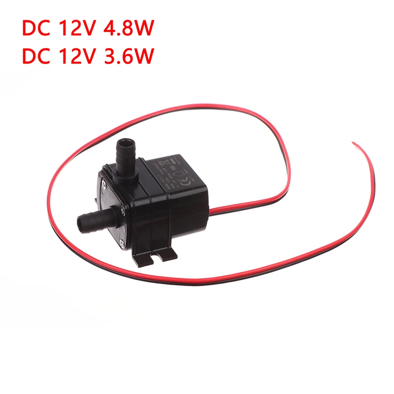 3.6W 4.8W 240L/H Silent Fish Tank Pump DC 12V Solar Brushless Motor Pool Circulating Submersible Pump Water Pump