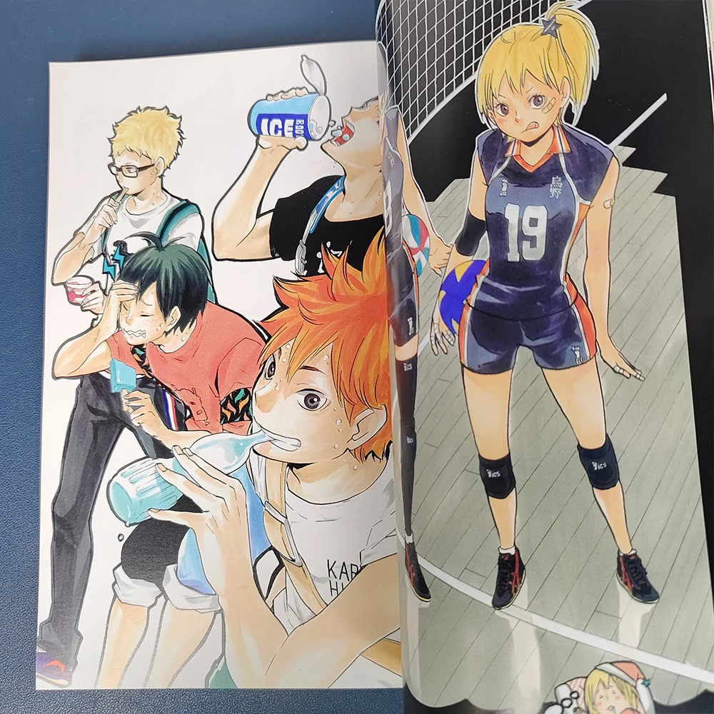 new Japan Anime Haikyu!! Art Collection Cartoon Manga Book Japanese Edition Comic Official Formula Set Book Hinata Shoyo japanes
