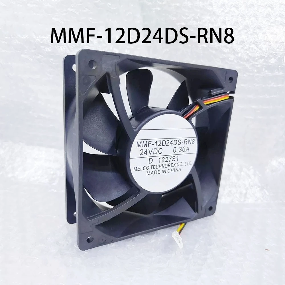 

Новый охлаждающий вентилятор для инверторного управления Melco, 24 В постоянного тока, 0,36 А, 120*120*38 мм MMF-12D24DS-RN8