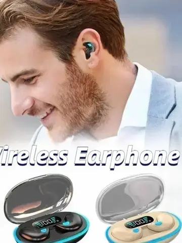 X55 Sleeping Earbuds Wireless Mini Headphones For Work TWS Bluetooth Earphone Stereo Hidden Headsets with Mic HD Call Waterproof