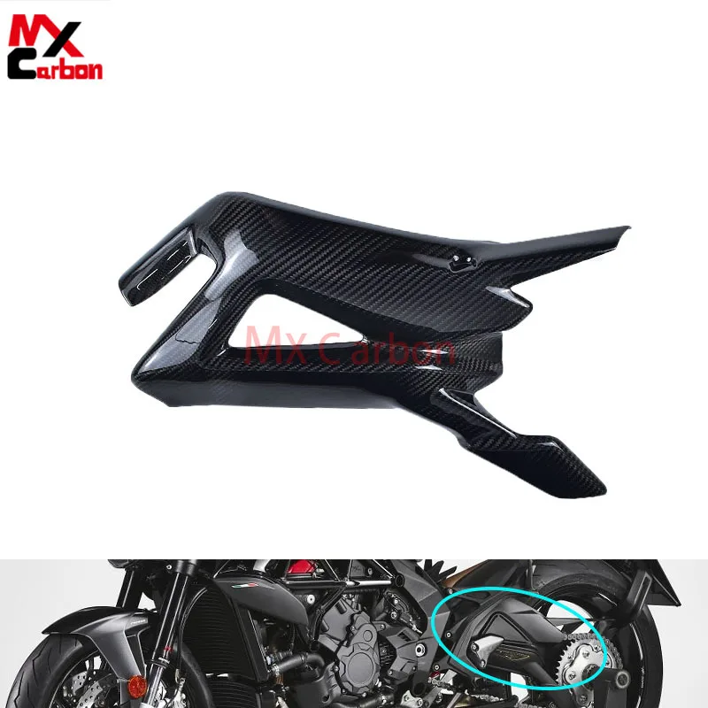 Motorcycle Accessories for MV Agusta Dragster 800 20172018 2019 100% Carbon Fiber Rear Rocker Arm Cover