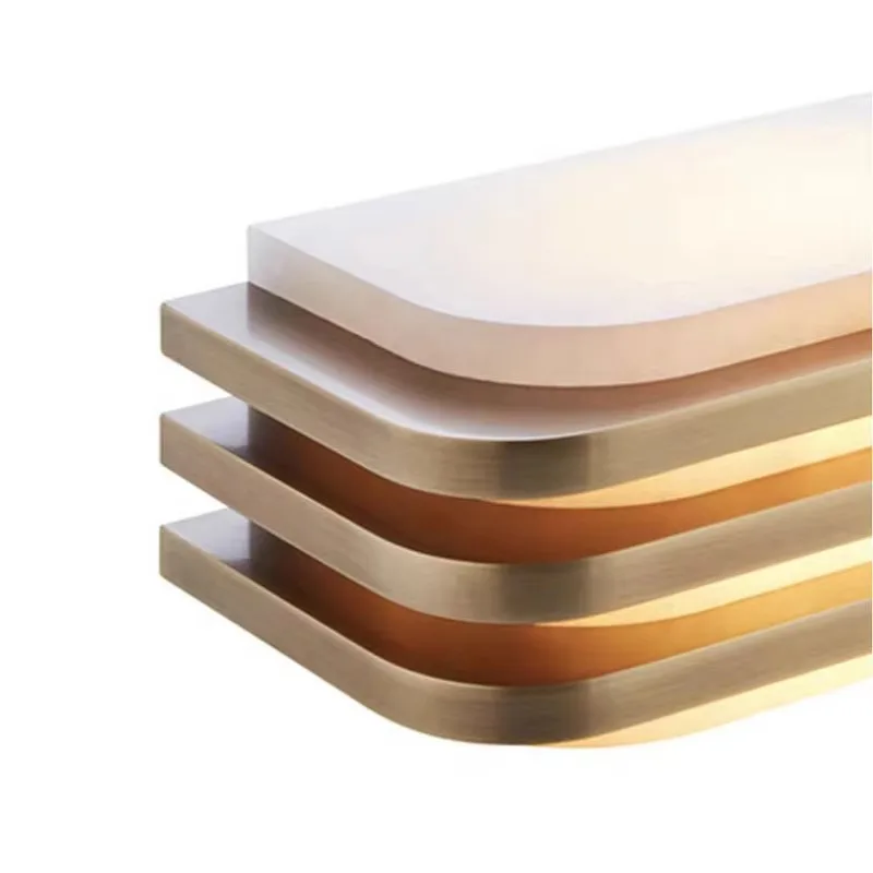 Modern snowflake gypsum marble wall lamp, retro brass decoration, suitable for living room background wall, bedroom, hotel