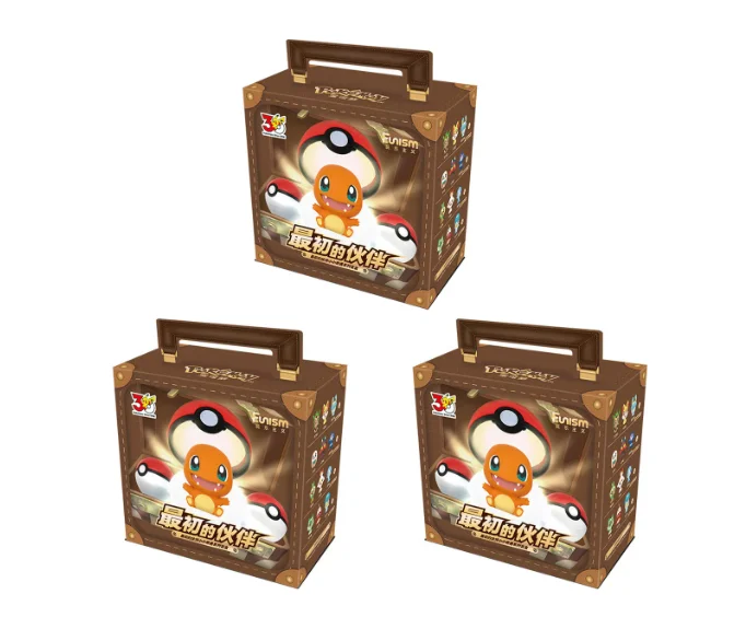 Auf Lager Original Funism Pokémon Erster Partner Blind Box 30. Jubiläums-Serie Blind Box Anime-Charakter Modell Sammlerstücke