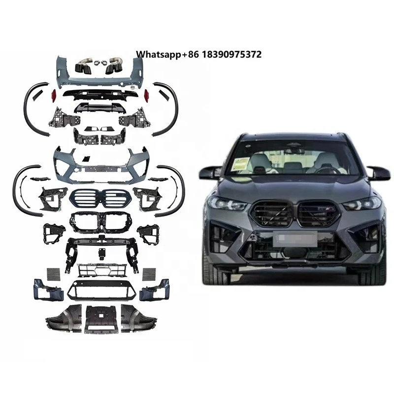 2023Y+ X5 G05 LCI Uparade to X5M E95 LCI Body Kit for  Car Accessories Auto Parts Facelift Car Bumpers