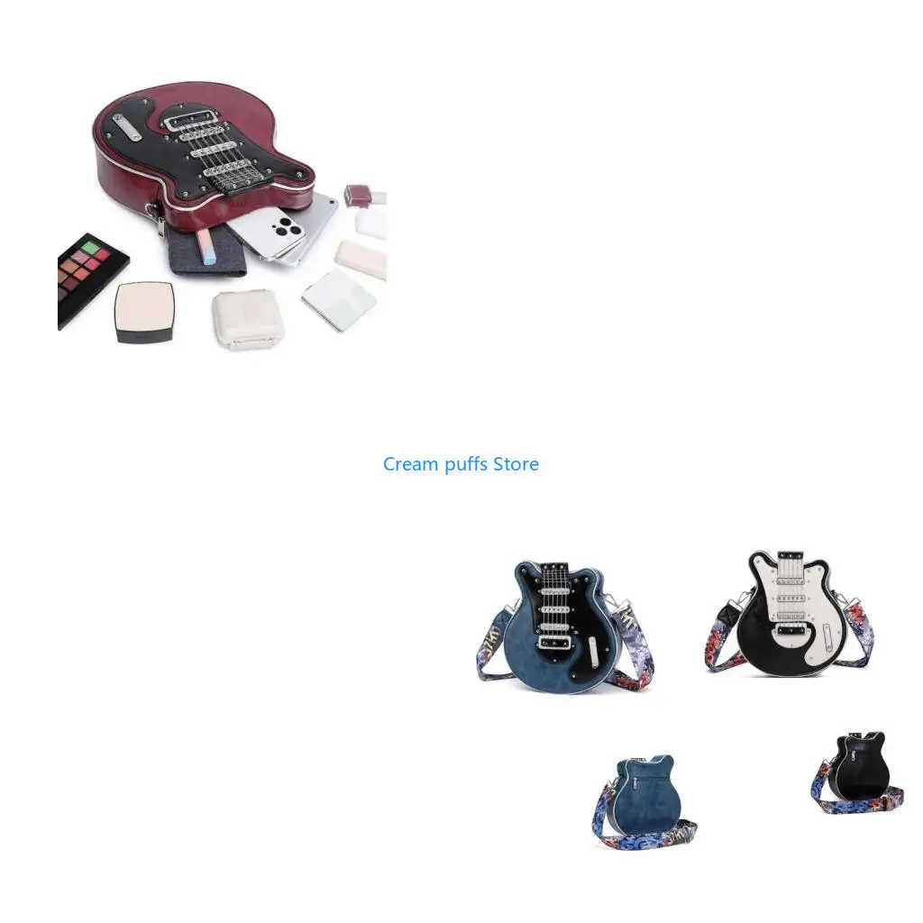 50LE Guitar Zipper Bag with Adjustable Shoulder Belt for Girl Women