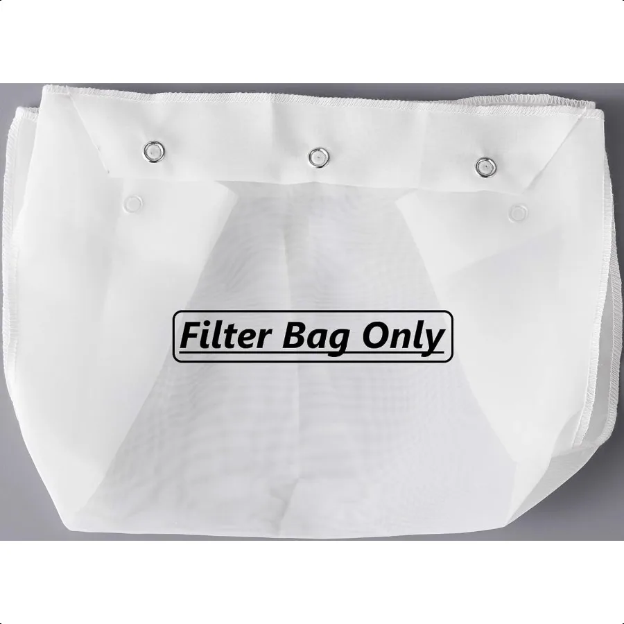 

Commercial Deep Fryer Oil Filter Bag with Snaps 6 Deep Cooking Oil filters Durable 1000+ Times Easy to Clean with Hot Water Fil