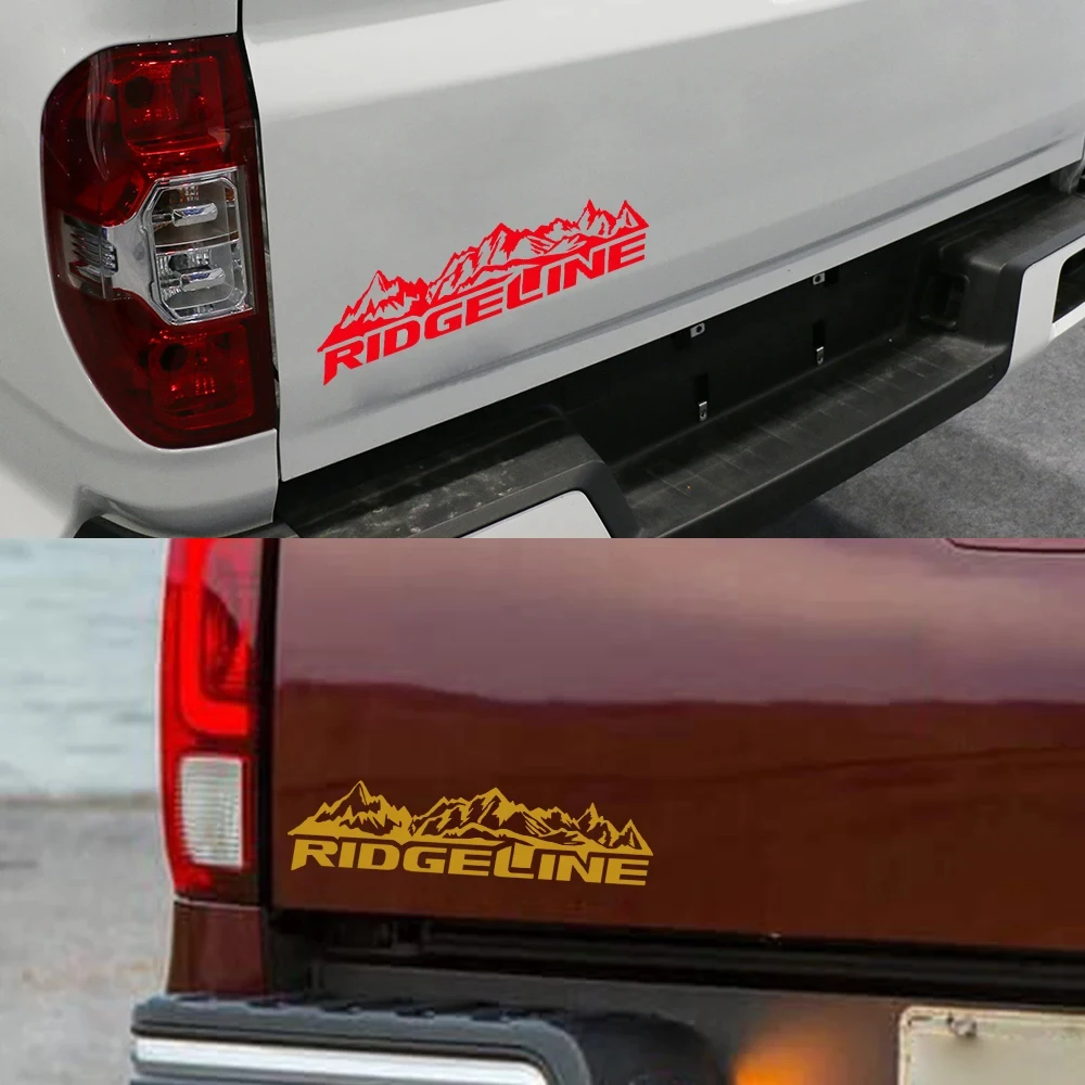 Car Stickers Pickup Whole Body Decals For Honda Ridgeline Truck Tailgate Graphics Mountain Decor Cover Auto Exterior Accessories