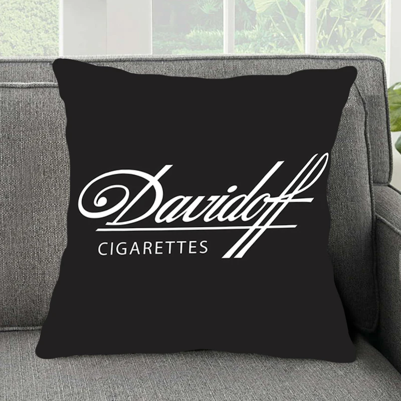 Comfortable pillow room bedroom office coffee shop car pillow living room Davidoff pillowcase Fashion brand Home Decor 45X45cm