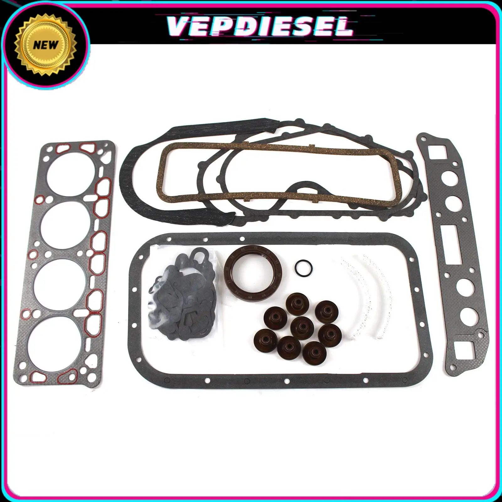 

H20-1 Engine Overhaul Rebuild Kit W/Cylinder Gasket For Nissan FG20-8 TCM H20-1 Forklift Engine Overhaul Gasket Repair Kit