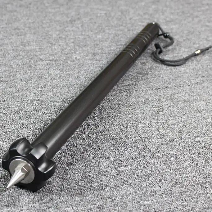 Martillo puntiagudo Hexagonal hecho a mano para exteriores, herramienta de martillo para romper ventanas de coche, defensa de flores y huesos