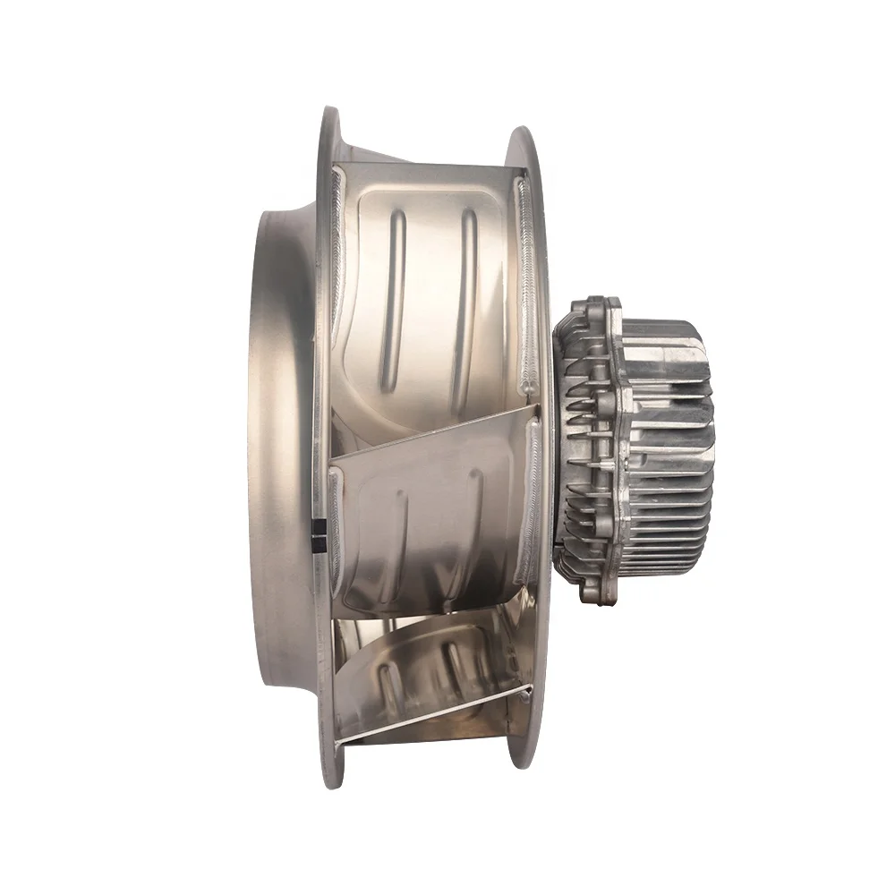Centrifugal Fan Low Noise Aluminum Metal EC Motor Backward Centrifugal Fan Impeller for AHU HVAC SYSTEM