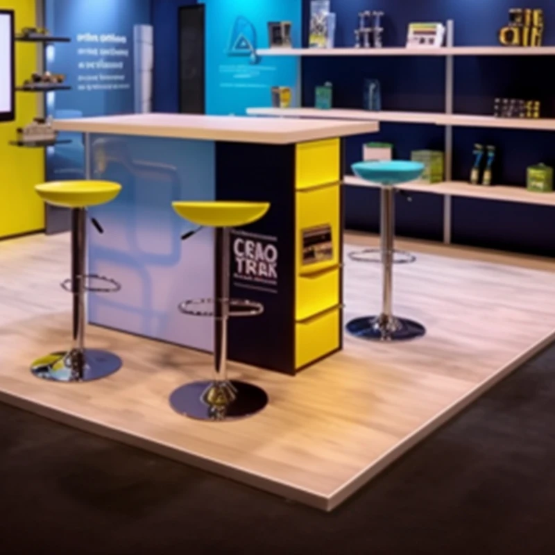 Cabina de exposición de perfil de aluminio de pie Modular 6x9 3x2, diseño de Panel, cabina de comercio, pantallas retroiluminadas Led