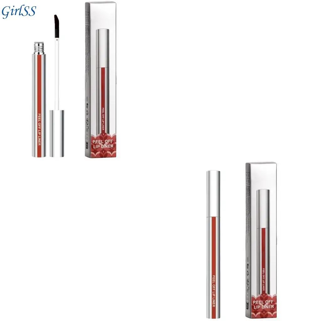 Złuszczająca się plama z ust Wodoodporna, trwała odklejająca się konturówka do ust Wytatuowana, nieprzywierająca kolorowa maska