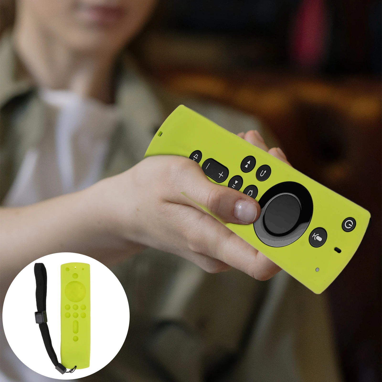 

Remote Control Case 5 9 Inch Silica Gel Cover Hanging Rope Controller Accessory Protective Silicone Remote Control Cover