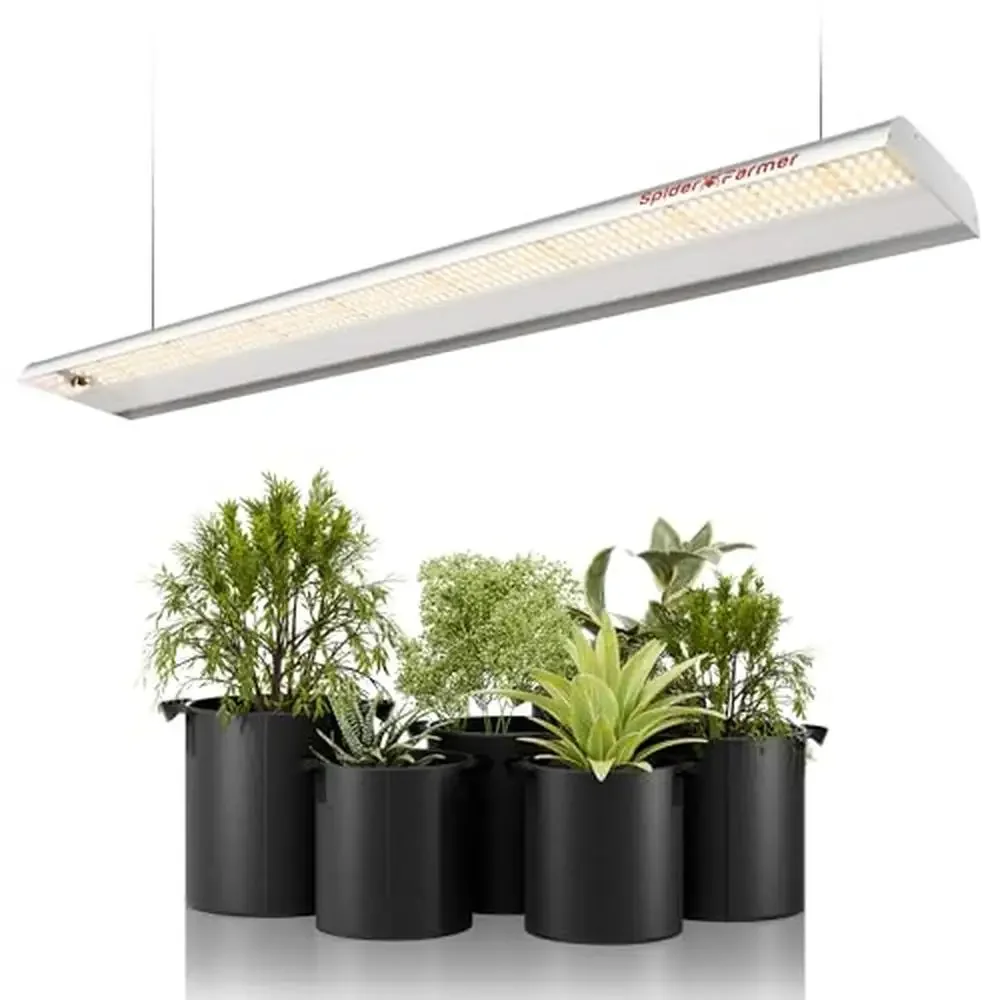 2024 SF600 Full Spectrum LED Grow Light 2x4 ft Coverage 11000lm Sunlike Plant Lamp Indoor Veg Flower Energy Efficient Easy