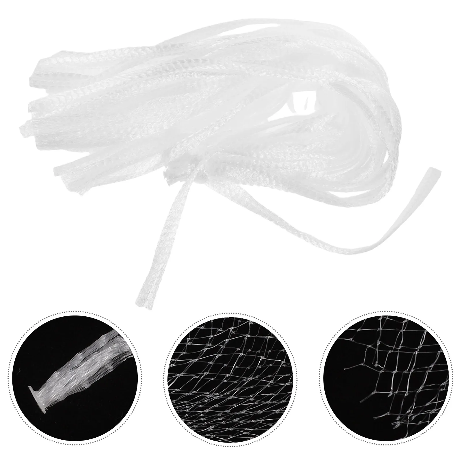 

100pcs 'S Storage Bag Lightweight Mesh Pouch For Marbles Beads Jewelry Organizing Vegetable Net Produce Holder
