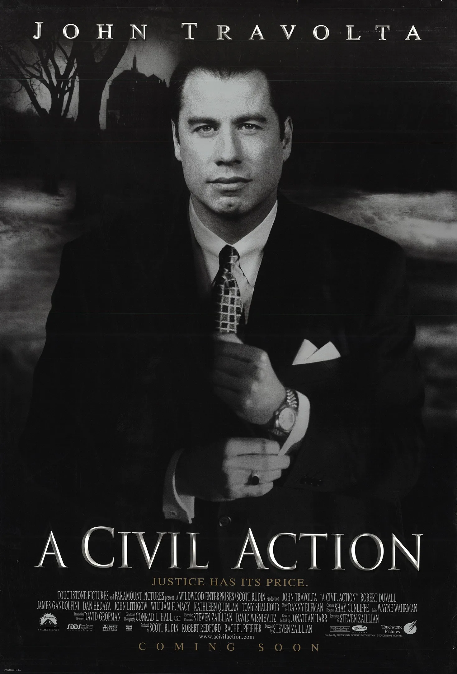 Movie A Civil Action (1999) Silk Poster custom Home Decorative Wall Painting