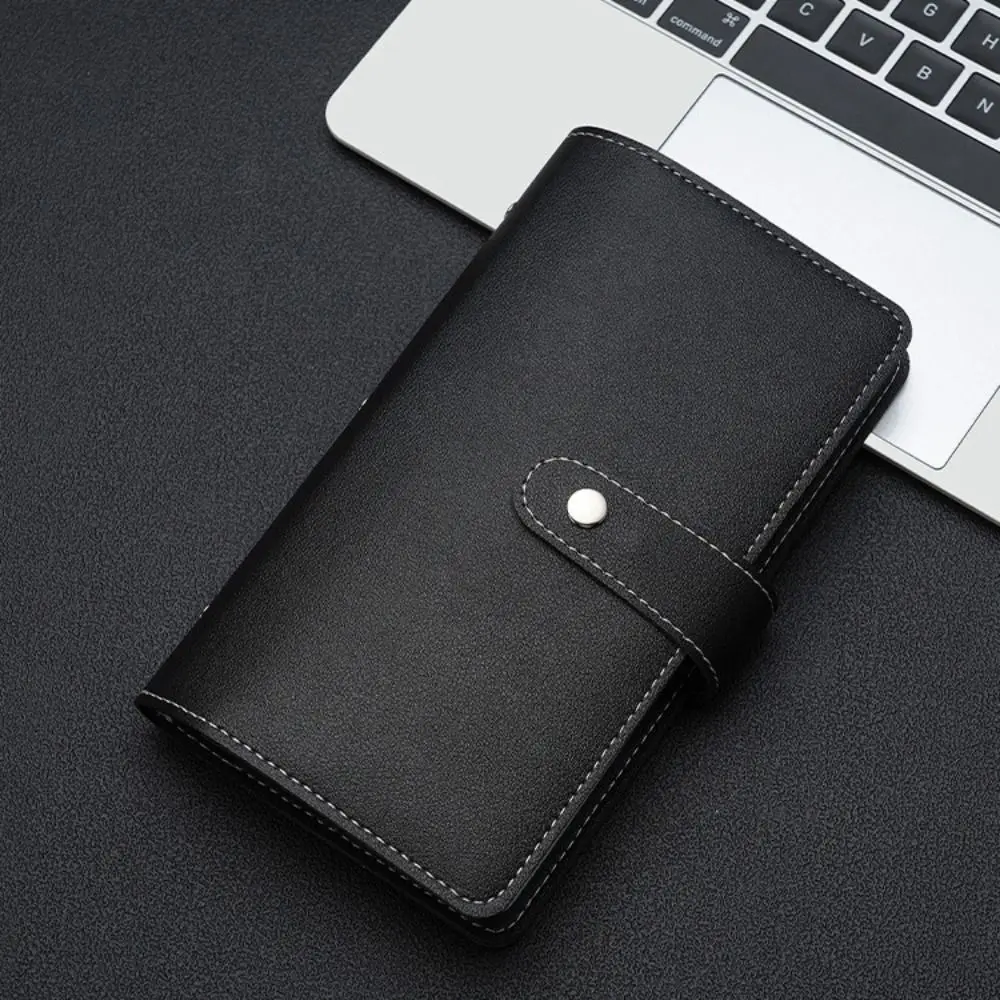 Портативный 96-слотовый чехол для карт, большая вместительная простая сумка для карт, искусственная кожа, антимагнитный чехол для удостоверения личности, для мужчин и женщин