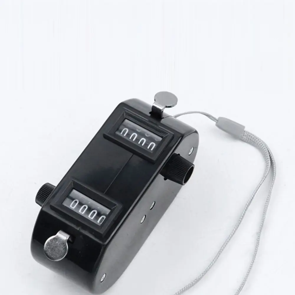 New Portable Bidirectional Counter Lightweight Hand Two-way Clickers Black Counter for Golf Score Keeper