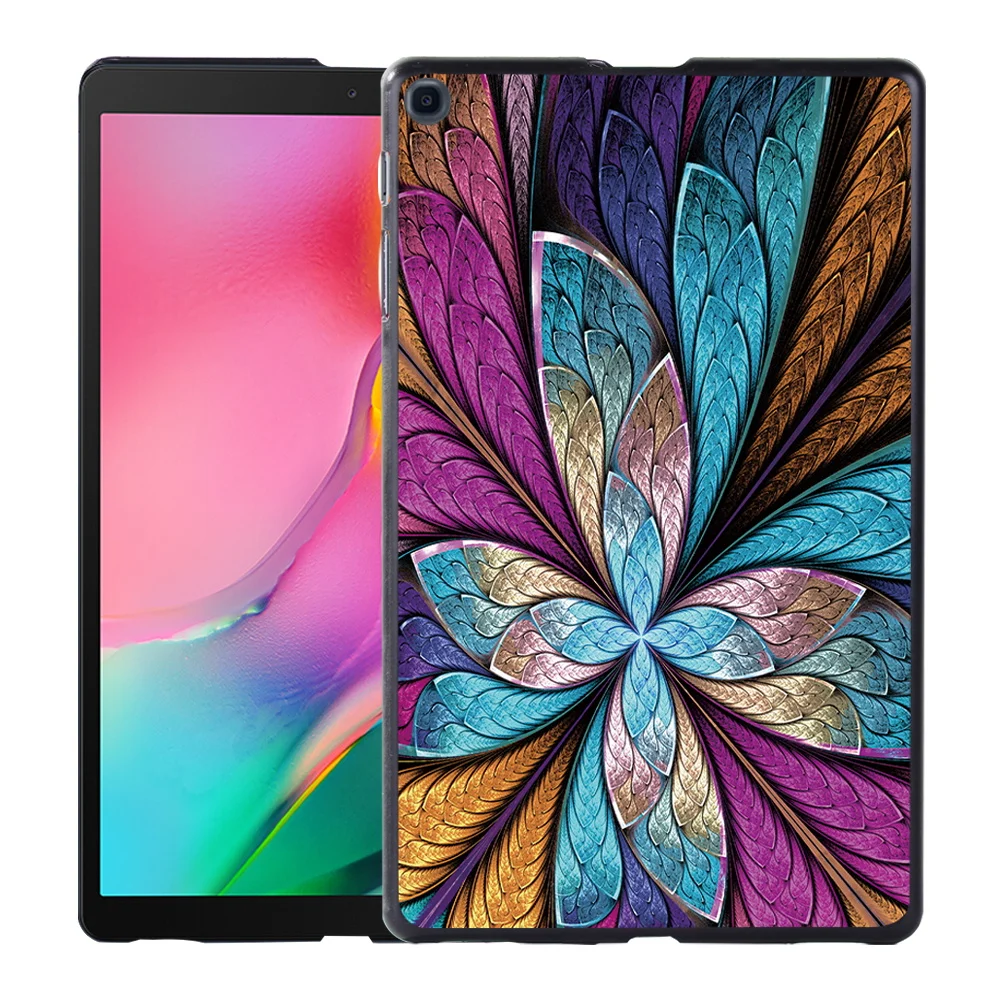 Funda para tableta Samsung Galaxy Tab A7 Lite 8,7/Tab A7 10,4/Tab A 8,0/A 10,5/A 10,1/A 9,7/A A6 10,1 carcasa trasera con estampado de mariposa