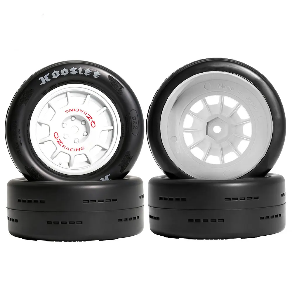 

4Pcs Wheel Hub And Tire Combo for 1/8/1/9hpi RC Cars Compatible with Ford CNE Business Carisma General Motors Remote Control R