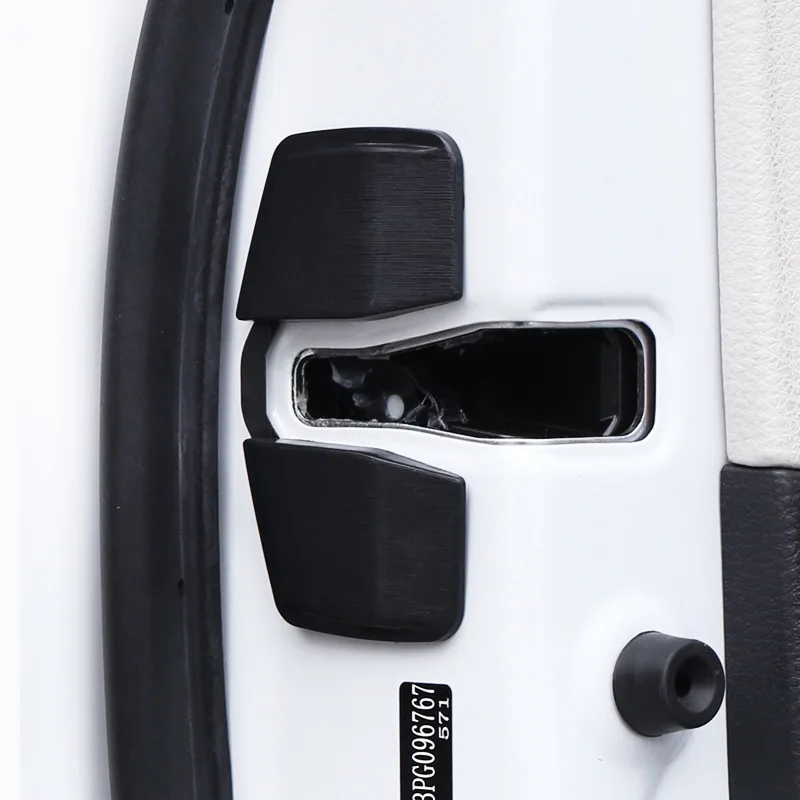 Car Door Lock Cover for Toyota Lexus Models Latch Protector Anti Noise Shock Absorber Buffer Pads Spring Loaded Door Stabilizer 5