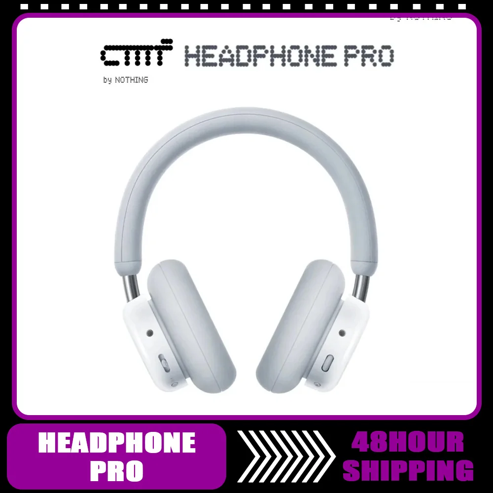 سماعة رأس CMF By NOTHING Pro الإصدار العالمي سماعة رأس بلوتوث لاسلكية Hi-res ستيريو للحد من الضوضاء Ldac لا شيء سماعة رأس CMF #1