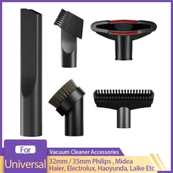 Universal Vacuum Nozzle Suction Brush Head For 32mm 35mm Vacuum Cleaner Accessories Crevice Tool for Bed Sofa Spare Parts