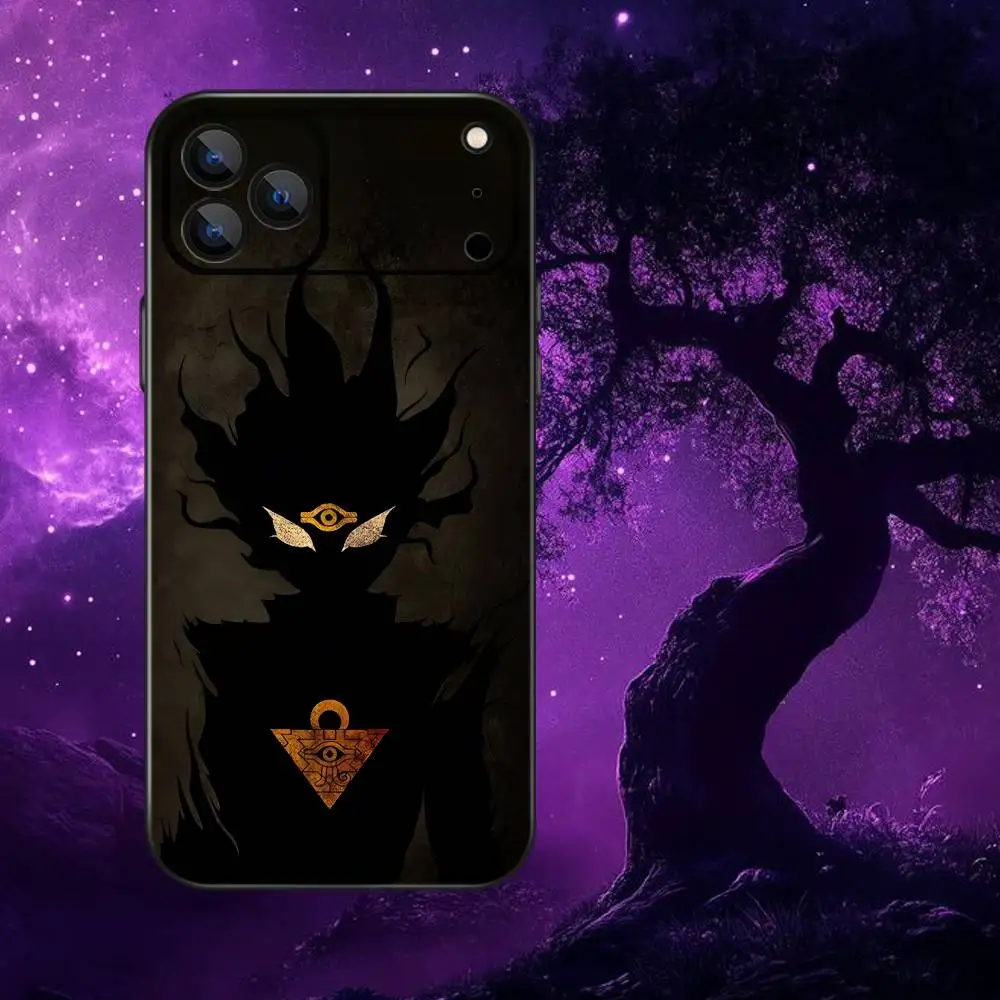 أنيمي Y-Yu-Gi-Oh حافظة لهاتف آيفون 17,16,15,14,13,12,Pro,Max,Plus,E,SE4,Air,Mini Black Soft Box