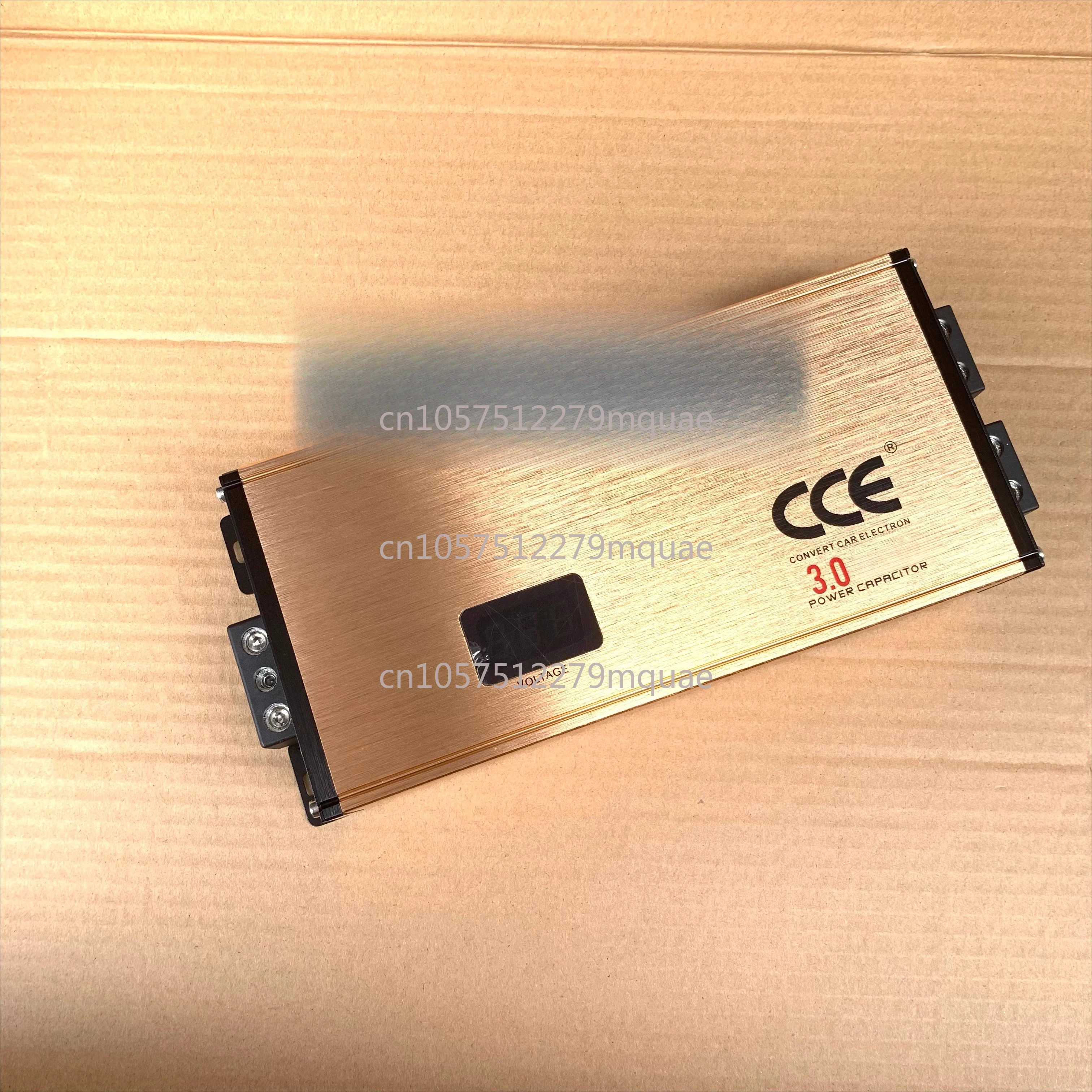 Car Audio 3.0 Farad Capacitor, Car 3 Amplifier Regulated Large Capacity Capacitor, Current Noise Filtering