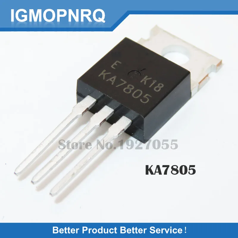 10PCS KA7805 5V 1A TO-220 integrated circuit