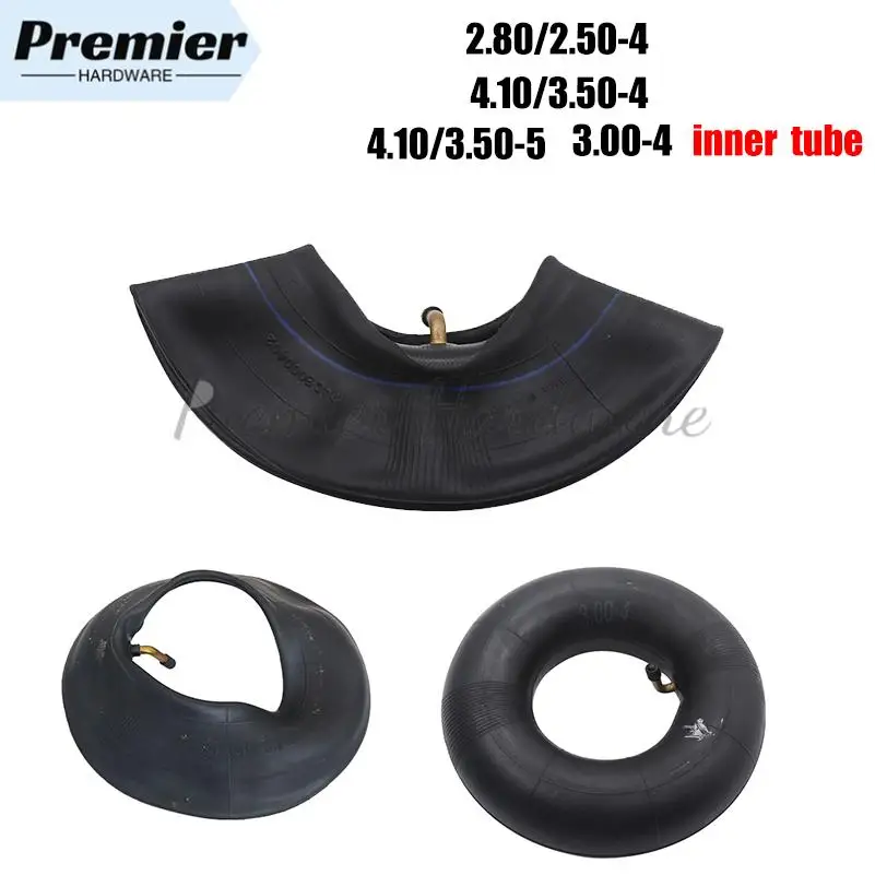 Tubo interior de goma de butilo negro 2,80 2,50-4 3,00-4 4,10 3,50-4 4,10 3,50-5 cámara de tubo interior accesorios para patinete eléctrico