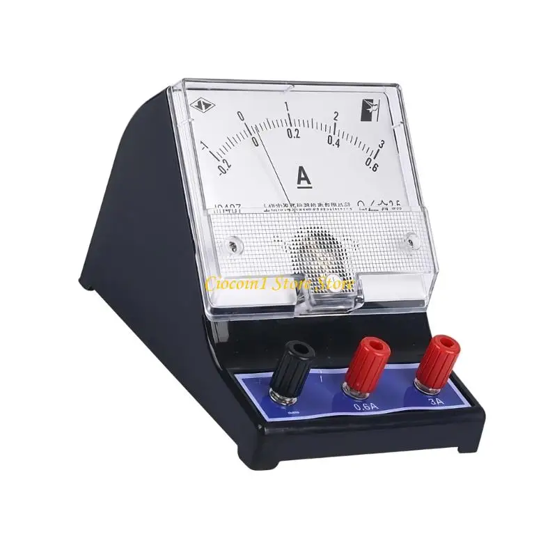 A3PC Practical D C Ampere Meter Light Weight Simple Connection Terminals For Various Circuit Test Double Scale Analog Ammeter
