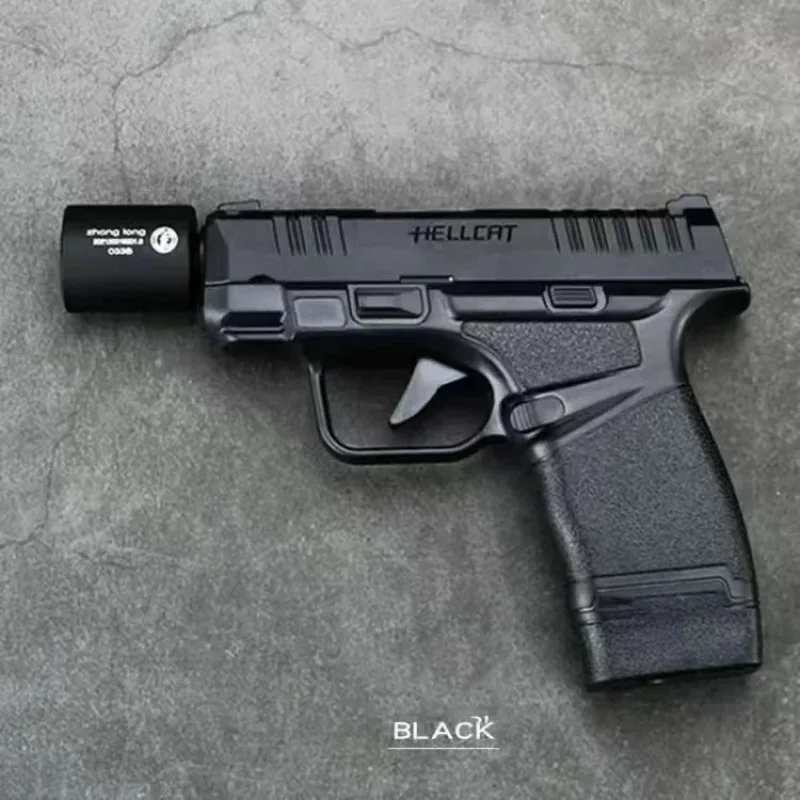 

New Creative Mini Gun Shaped Butane Gas Turbo Lighter Creative Windproof Dual Flame Metal Cigar Lighter Outdoor Tool Men's Gifts